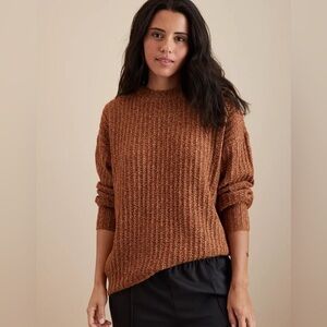 American Eagle Brown Textured Knit Sweater - Size XL - New with Tags